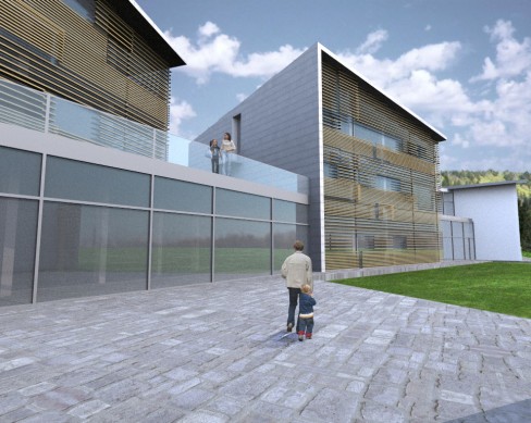 Progettazione strutturale complesso scolastico a Lavarone